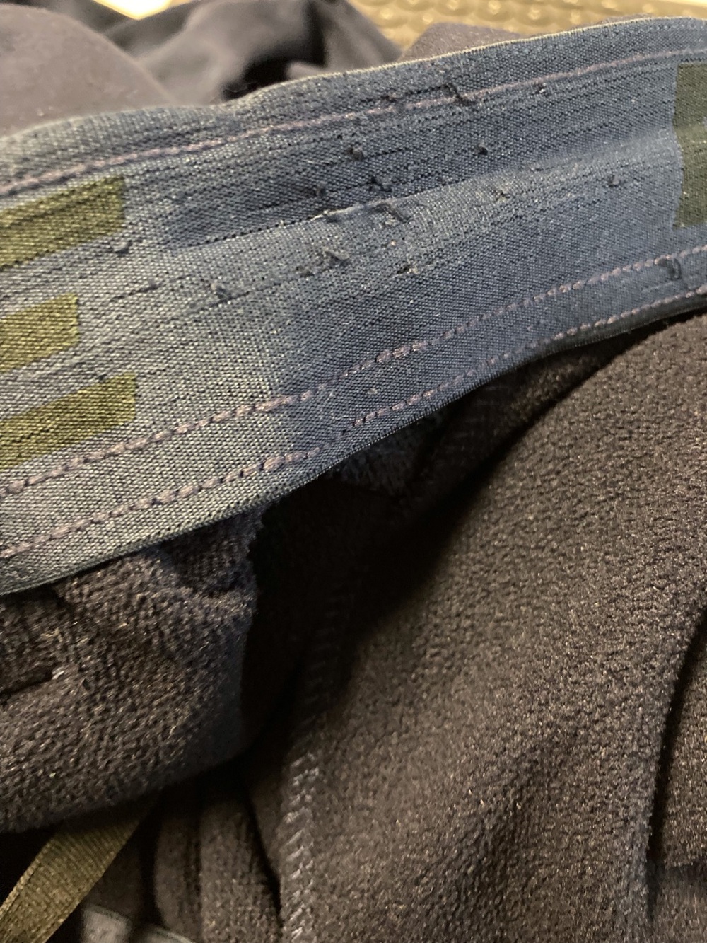 Nike Therma-FIT Men’s Open-Hem Fleece Fitness Pants Obsidian/Navy XL DQ4856-451 - Picture 10 of 14